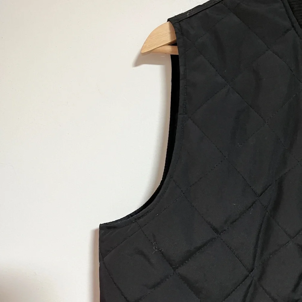 Tommy Hilfiger Men’s Black Quilted Zip-Up Vest - Size XS - Picture 4 of 11